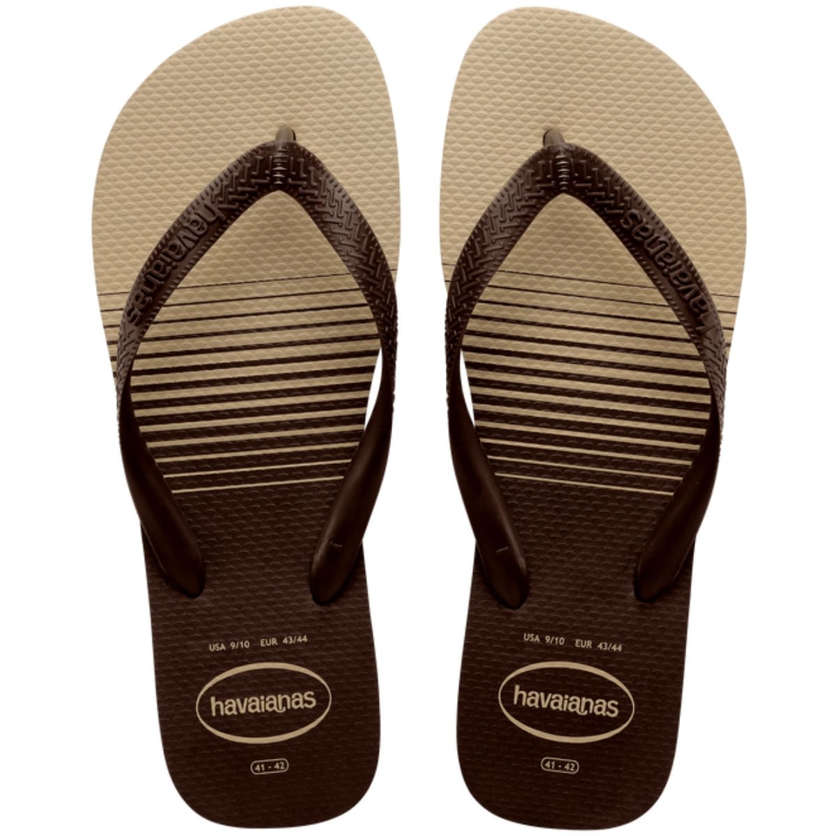 Chinelo Masculino De Dedo Casual Havaianas Top Basic 4131932 - Café - 45