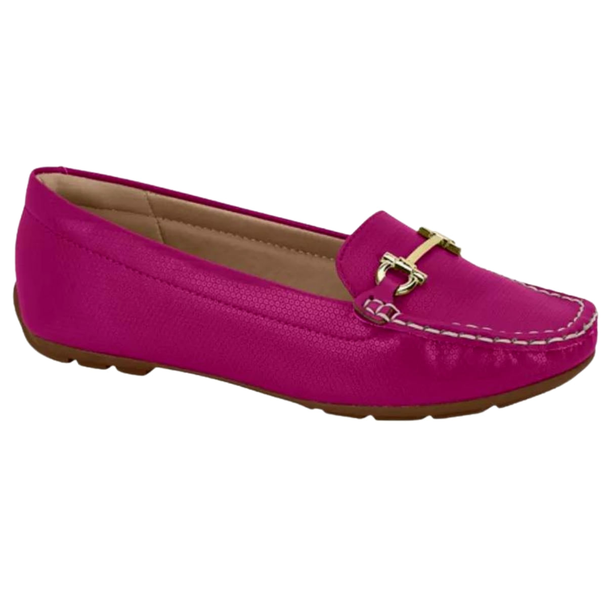 Sapato Mocassim Feminino Casual Ultra Conforto Modare 7035.641.25930 - Magenta - 36