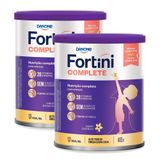 Kit 2 Fortini Complete Sabor Baunilha 400g