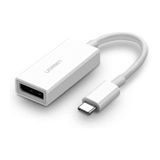 Adaptador Ugreen Displayport Femêa Para Usb C Macho Branco