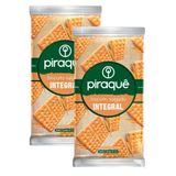 Kit 2 Biscoito Salgado Piraquê Integral 138g