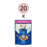 Kit 20 Ração Úmida Nestlé Purina Cat Chow Filhotes Frango Ao Molho Sachê 85g