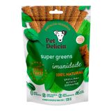 Petisco Natural Para Cães Super Greens Imunidade Pet Delícia Alfafa, Espirulina E Espinafre 120g