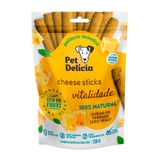 Petisco Natural Para Cães Cheese Sticks Vitalidade Pet Delícia Queijo 120g