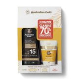 Kit Australian Gold Protetor Solar Corporal Fps15 + Facial Fps50