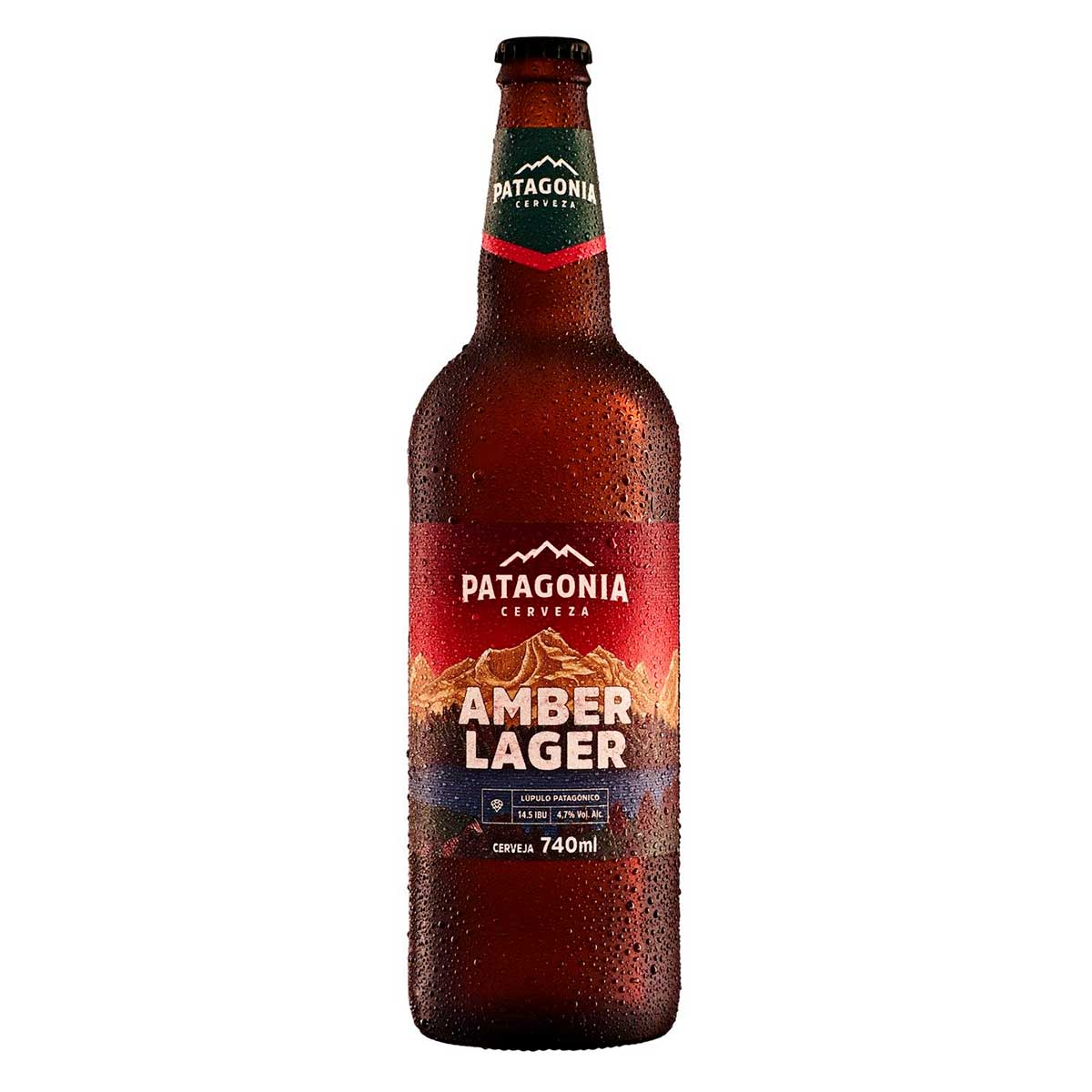 Cerveja Patagonia Amber Lager 740ml Garrafa