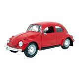 Carrinho Maisto 1:24 Se Volkswagen Beetle Vermelho