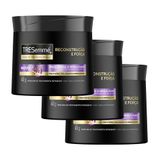 Kit 3x 400g Máscara De Tratamento Tresemmé Reconstrução E Força