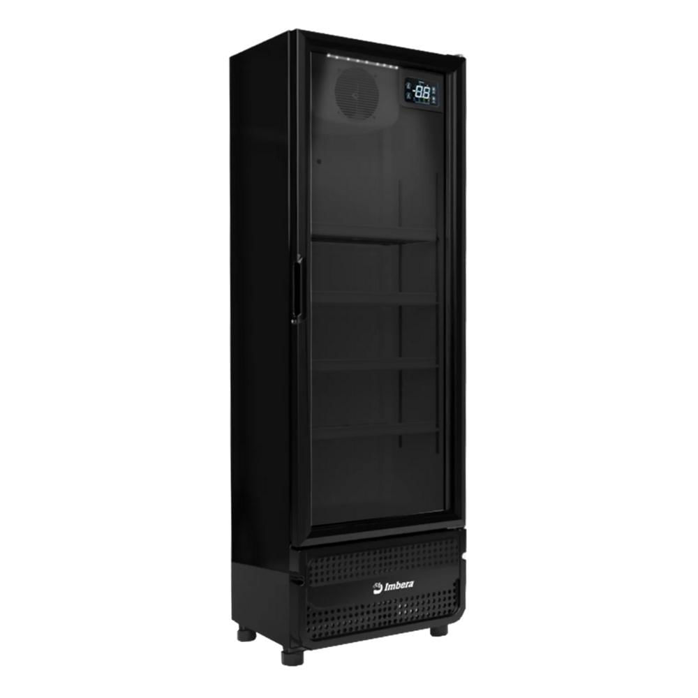 Refrigerador Expositor Vertical Vrs13 Todo Preto 363l Porta Vidro 220v - Imbera