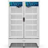 Refrigerador De Bebidas Porta Dupla 1257l Vbm3al Branco Metalfrio 220v