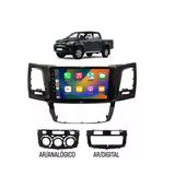Kit Multimídia Hilux 06 / 08 9 Pol Android Carplay Gps 2/32gb - 915br Roadstar