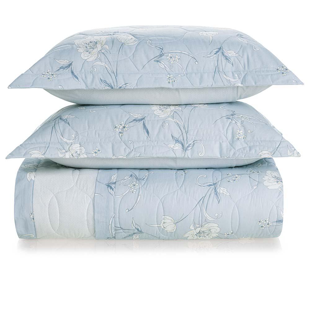 Colcha Queen 180 Fios Anabela - Karsten Estampada