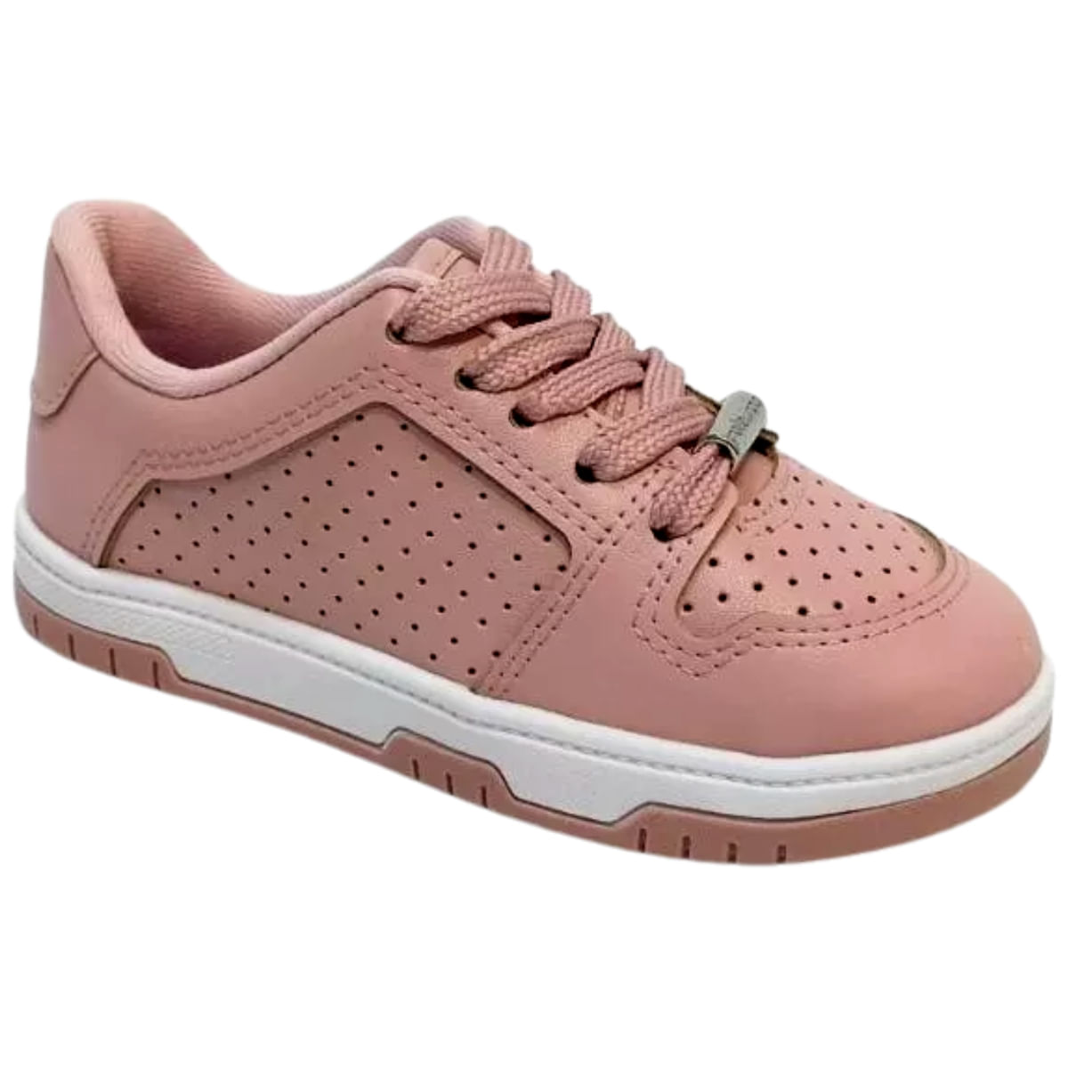 Tênis Infantil Meninas Casual Conforto Molekinha 2562.102.20433 - Rosa - 30