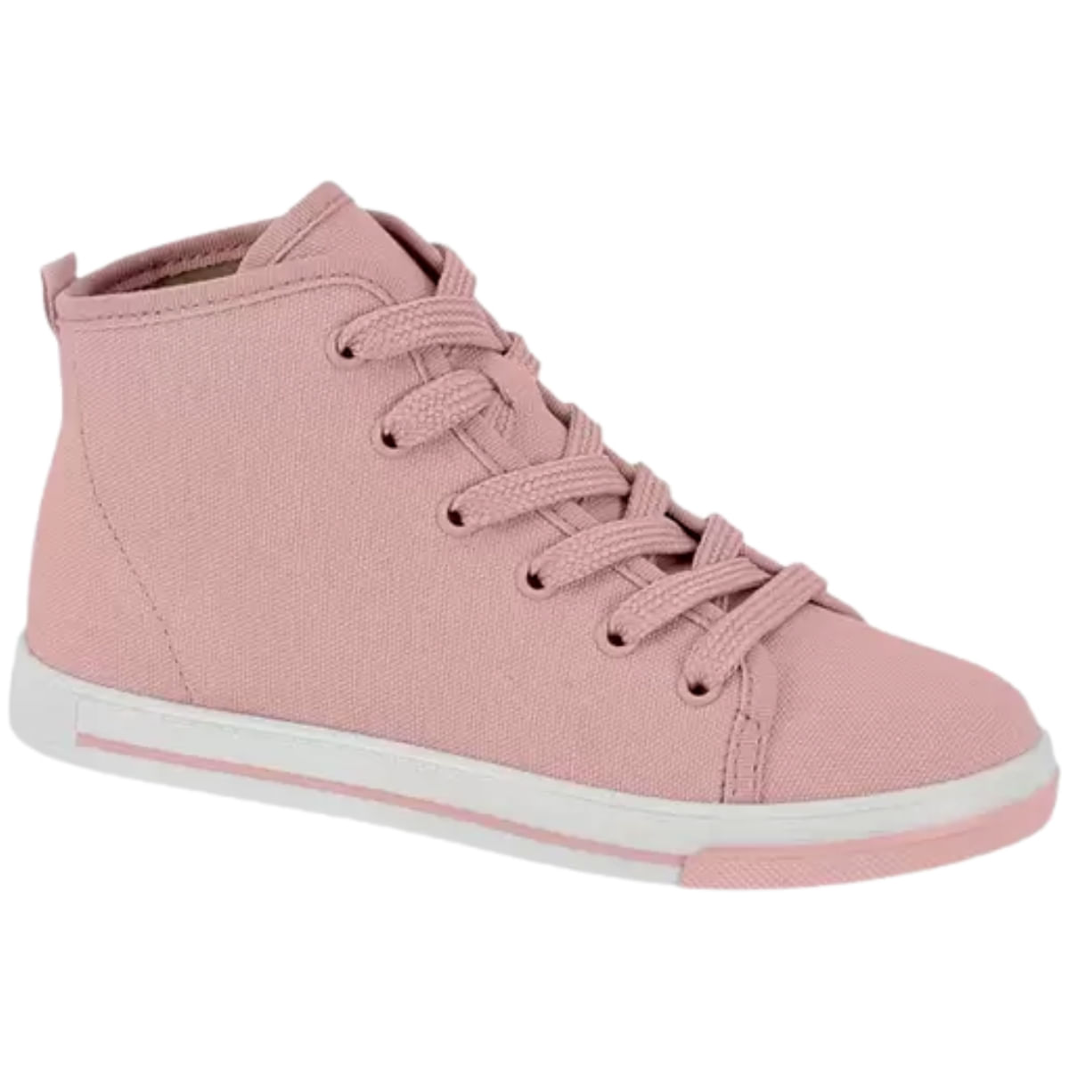 Tênis Infantil Meninas Cano Alto Conforto Molekinha 2546.307 - Rosa - 28