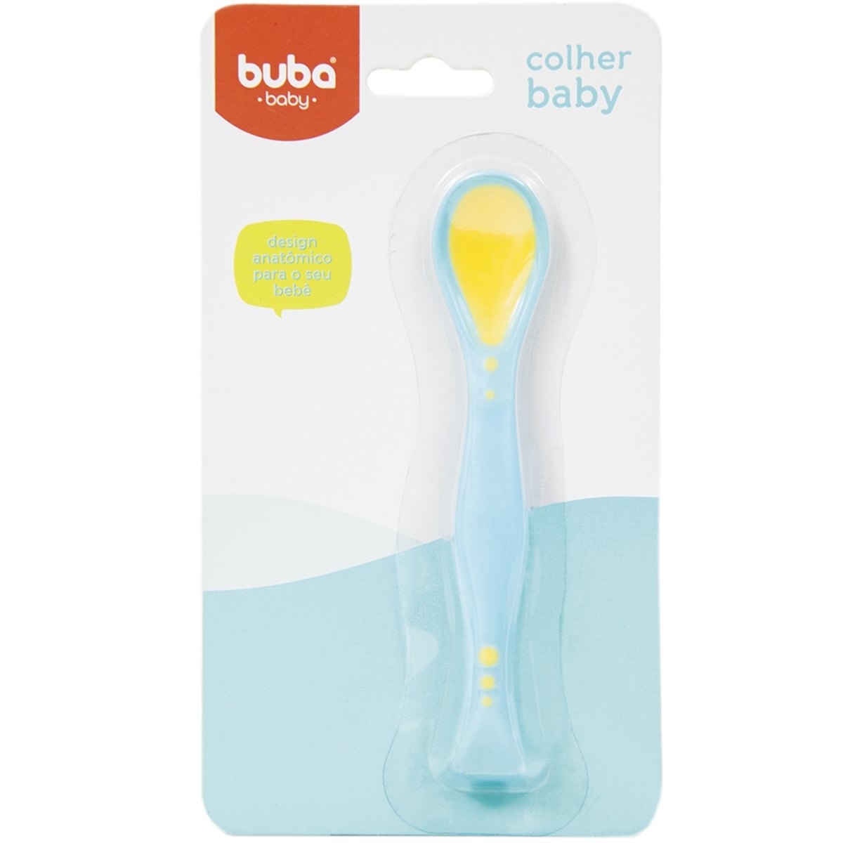 Colher Baby 5248 - Buba Toys - Azul Bebê