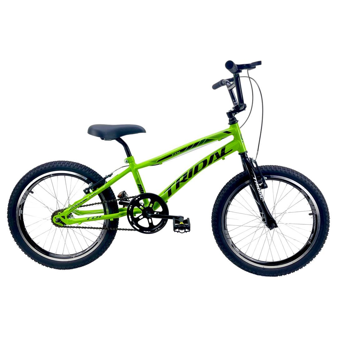 Bicicleta Aro 20 Infantil Cross Tridal Bike - Verde - 14