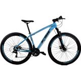 Bicicleta 29 KSW Cambios Shimano Aro 29 Freio A Disco 21V - AZUL,  17
