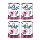 Kit 4 Fórmula Infantil Nanlac Comfor 800g