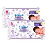 Toalhas Umedecidas Johnson&#39;s Baby Hora Do Sono 96 Unidades | Kit Com Duas Unidades