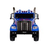 Caminhão Elétrico Infantil Transformer 12v Com 2  Motores E Controle Remoto Azul