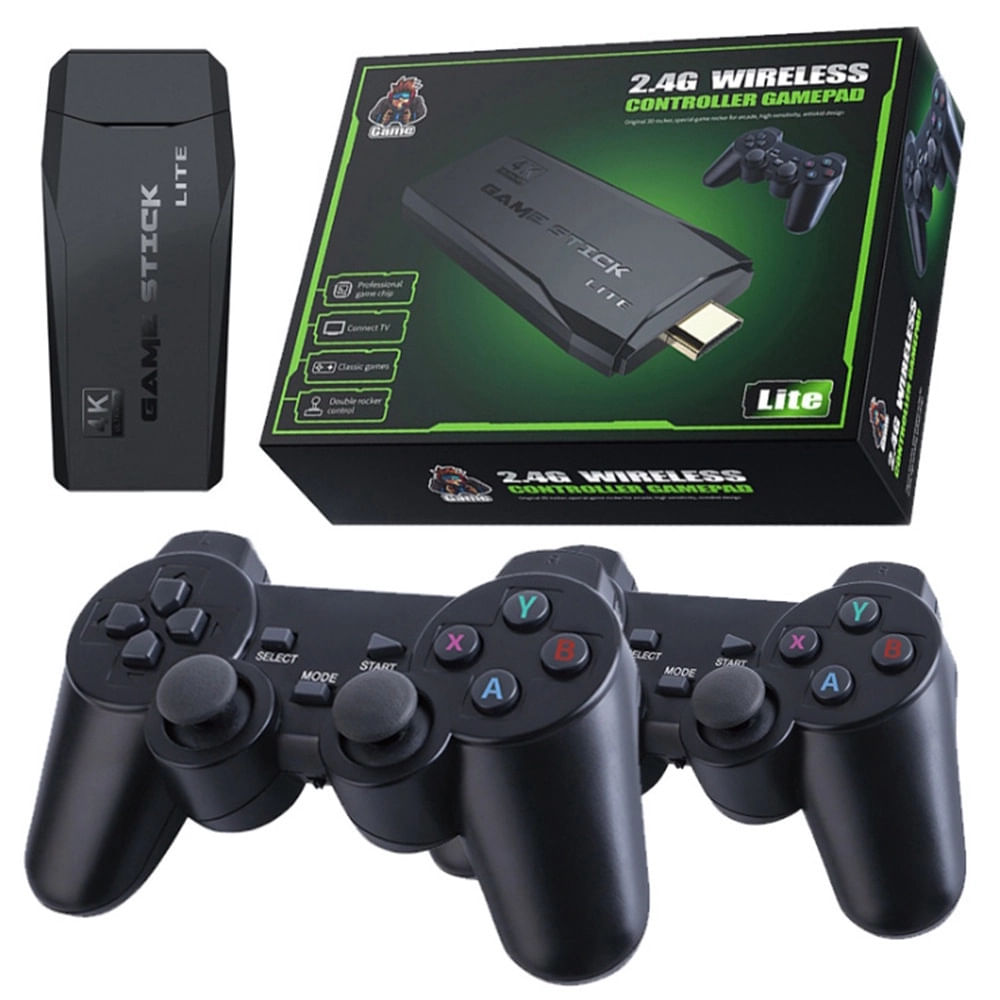 Console De Videogame Com 10.000 Jogos Integrados Game Stick