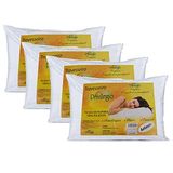 Kit 2 Travesseiros Microfibra Suporte Macio 50x70