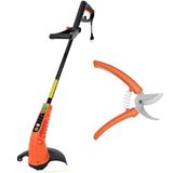 Cortador De Grama Elétrico 1000w Com Tesoura Poda Tramontina-110v