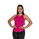 Regata Feminina Nadador Academia Treino Fitness Dry Rosa