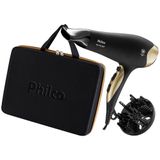 Secador de Cabelo Philco Golden Star 2000W, Preto - 110V