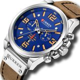 Relógio Masculino Curren Technos Azul 8314