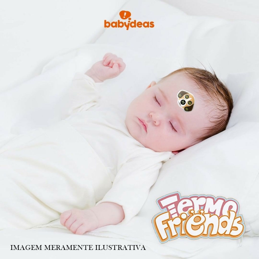 Termômetro Adesivo para Febre Termofriends 4 Unidades - Babydeas