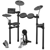 Bateria Eletrônica Yamaha Dtx452k + Pedal De Bumbo E Chimbal