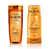 Kit Shampoo Elseve Óleo Extraordinário Nutrição 400ml E Condicionador Elseve Óleo Extraordinário Nutrição 400ml