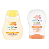 Kit Shampoo Dove Baby Hidratação Glicerinada 200ml E Condicionador Hidratação Enriquecida Cabelos Cacheados Com 200ml
