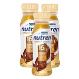 Nutren Senior Chocolate Suplemento Alimentar 200ml | Kit Com Três Unidades