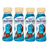 Kit 4 Nutren Control Diet Chocolate Suplemento Alimentar 200ml