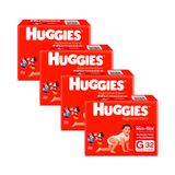 Kit 4 Fralda Huggies Supreme Care Tamanho G 32 Fraldas Descartáveis Cada