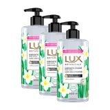 Kit 3 Sabonete Líquido Lux Botanicals Capim Limão E Frangipani 500ml