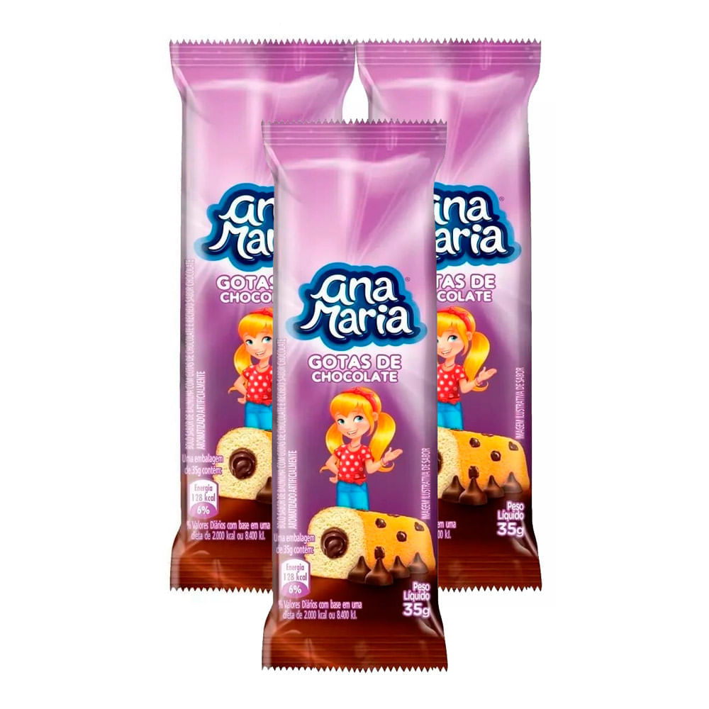 BOLINHO ANA MARIA BAUNILHA 70G