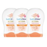 Condicionador Dove Baby Hidratação Enriquecida Cabelos Cacheados Com 200ml | Kit Com Três Unidades