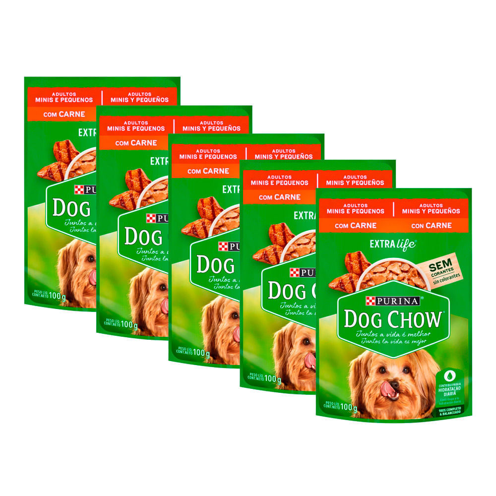 Ração Seca Nestlé Purina Dog Chow Extra Life Carne, Frango e Arroz