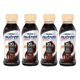 Kit 4 Nutren Protein Chocolate Suplemento Alimentar 260ml