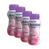 Nutridrink Protein Morango 200ml | Kit Com Quatro Unidades