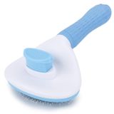 Escova Slicker Auto-limpeza, Cão Gato Coelho De Estimação Escova De Derramamento De Trenó - Fácil De Remover Casaco Solto, Ferramenta De Mas
