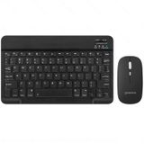 Teclado E Mouse Bluetooth 3 Em 1 Goojodoq M02 Preto