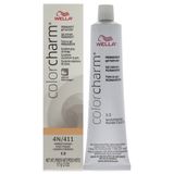 Creme Coloração Color Charm 411 4n Castanho Médio Wella 57g