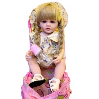 Compre Bzdoll 60 cm silicone macio bebê reborn boneca pano corpo