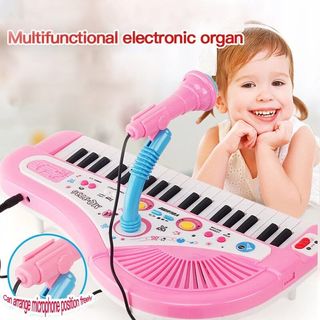 Piano Infantil Teclado Musical Bebê Ia Ia O Bichos - R$ 59,8