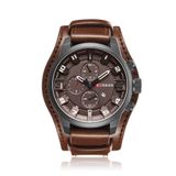 Relógio Masculino Curren 8225 Technos Marrom