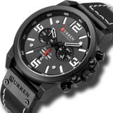 Relógio Masculino Curren Technos 8314 Preto